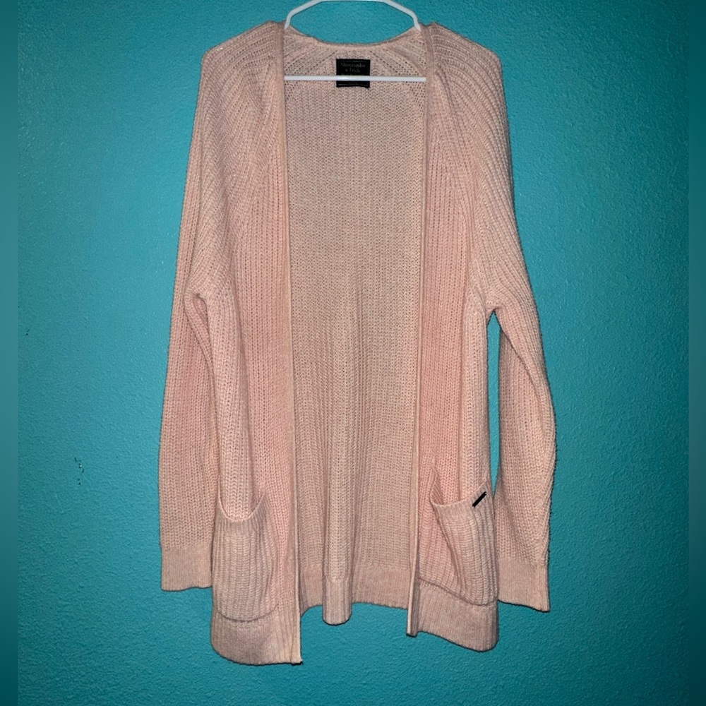 Abercrombie & Fitch Light Pink Cardigan